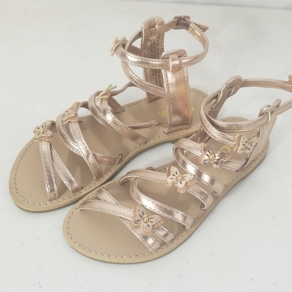 butterfly gladiator sandals